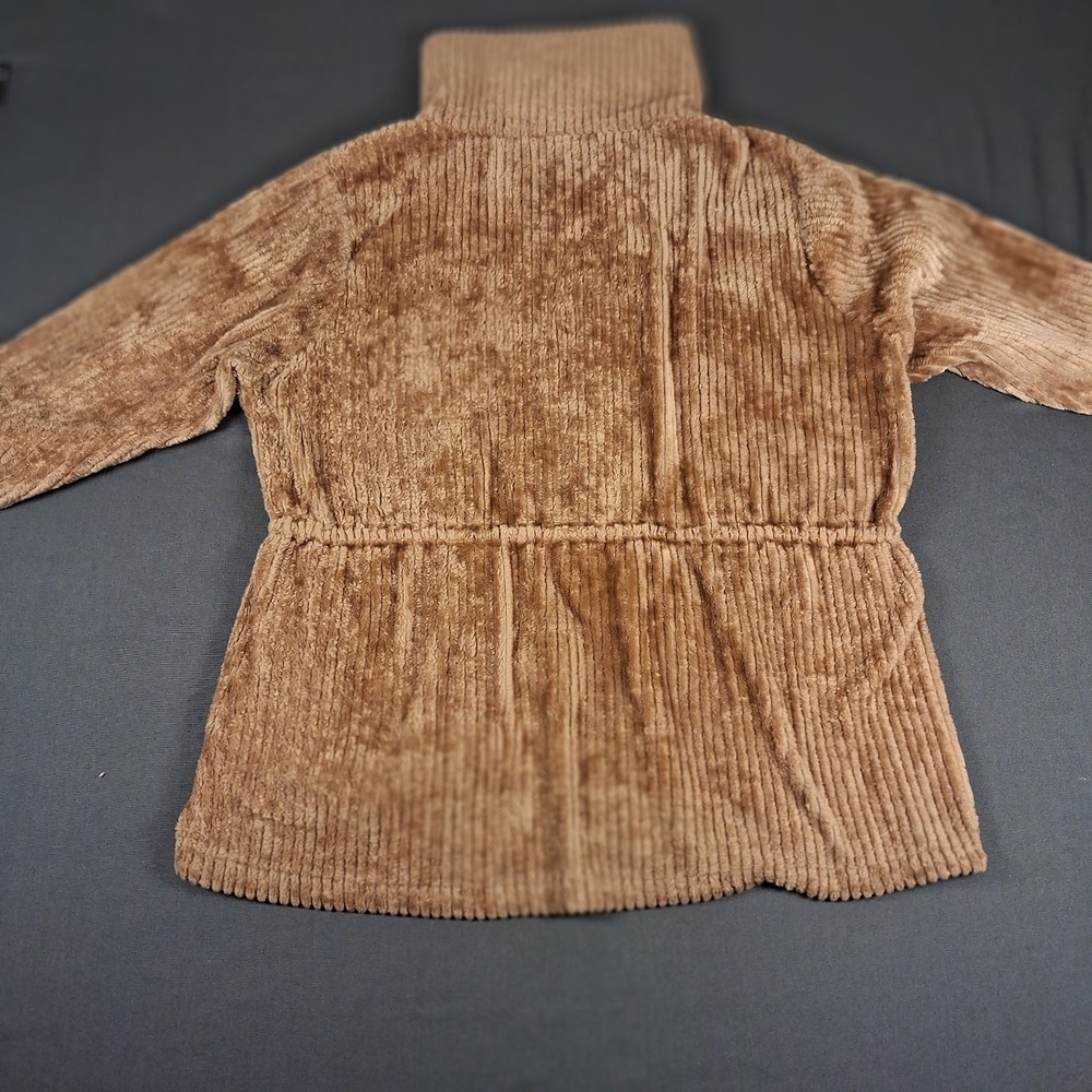 Columbia Womens Fire Side Long Full Zip Sherpa Fleece Jacket - Brown 1X - XL - Picture 8 of 9